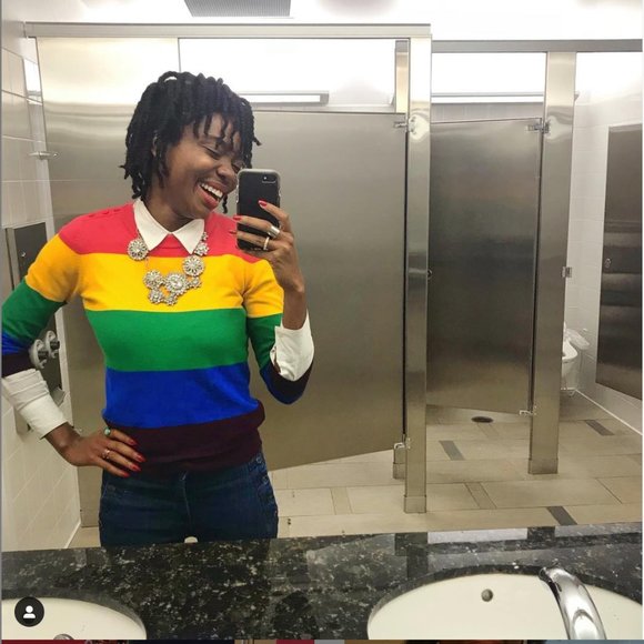 Modcloth Sweaters - Modcloth Rainbow Sweater